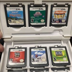 Nintendo DS Games and AC Adapter